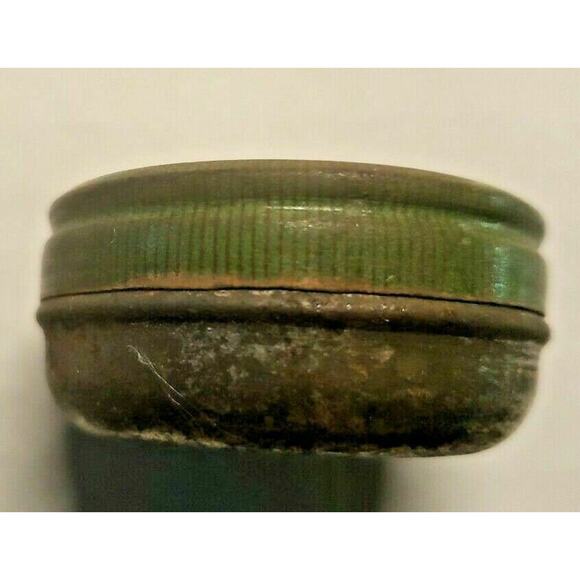 Vintage 1896 ba'ma'cea sanitary salve medical advertising tin boston ma bamacea - Picture 4 of 4